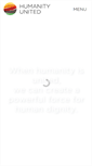 Mobile Screenshot of humanityunited.org